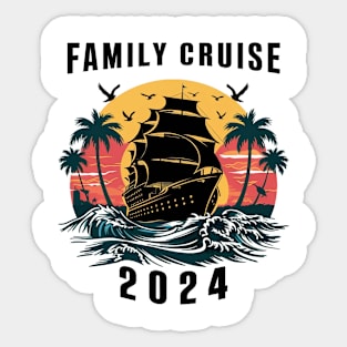 family cruise 2024 Sticker